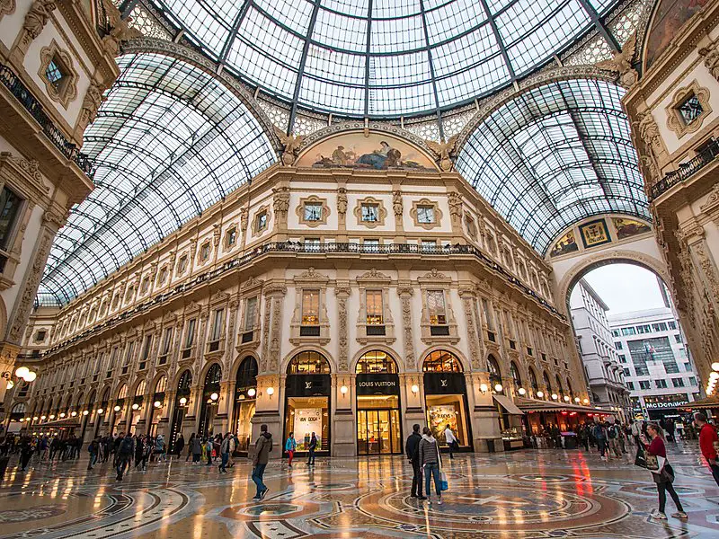 Galleria Vittorio Emanuele, Milano, Italia. Sursa foto: travel.sygic.com
