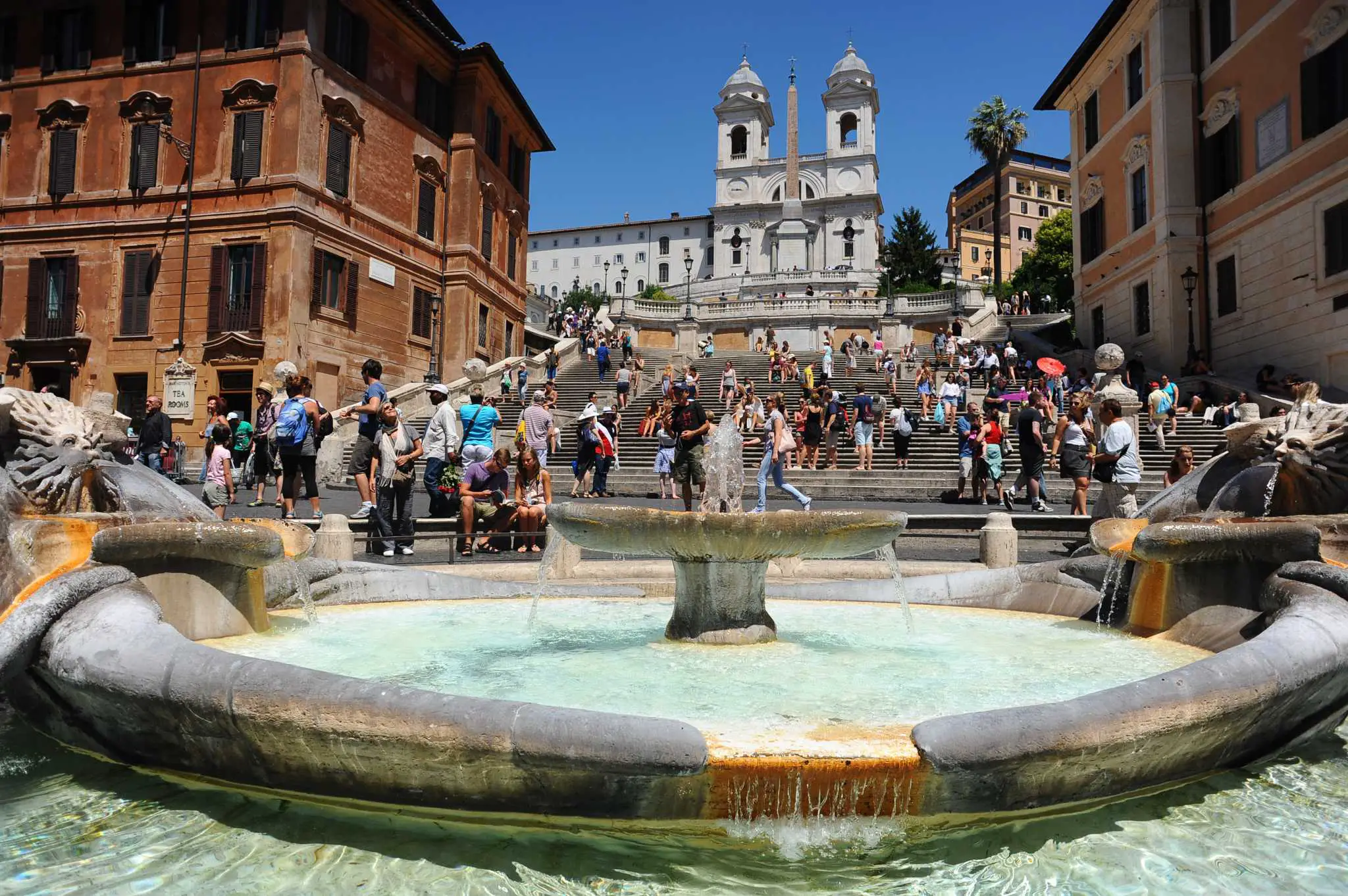 Piazza di Spagna, Roma. Sursa foto: commons.wikimedia.org