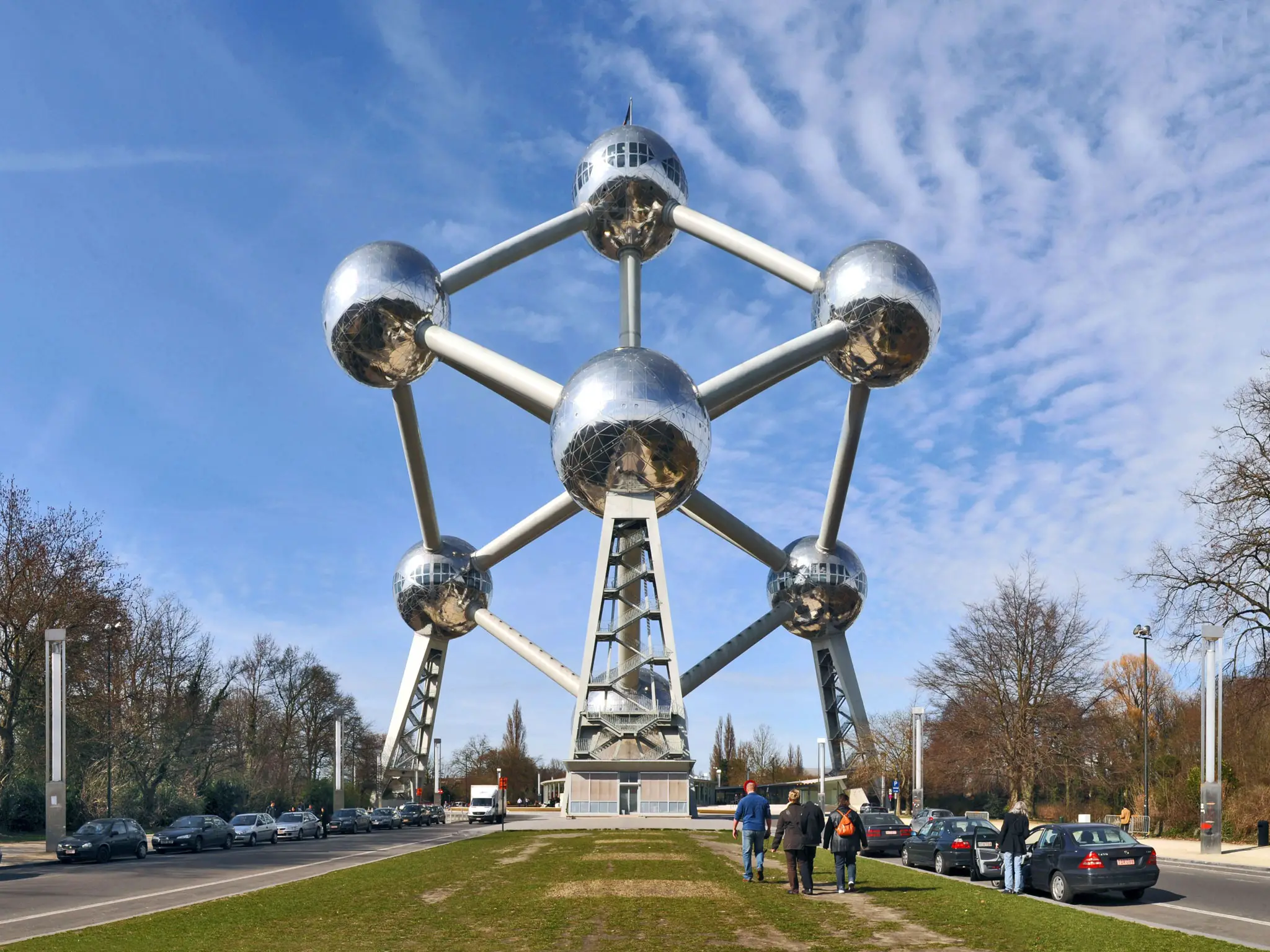 Obiective turistice in Bruxelles Atomium. 