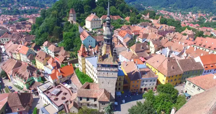 Cele mai frumoase orașe medievale din România FOTO: KFIR FATCHI/Youtube