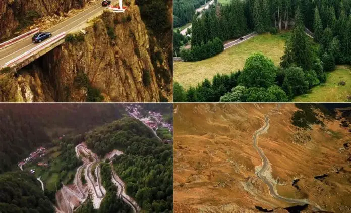 Drumuri spectaculoase din România FOTO: Capturi video